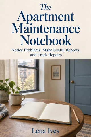 The Apartment Maintenance Notebook cover