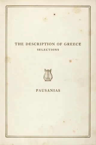 The Description of Greece: Selections cover