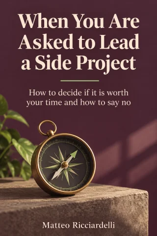 When You Are Asked to Lead a Side Project cover